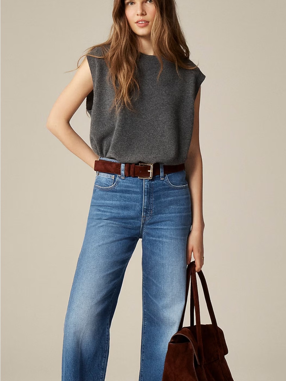 NWT J. Crew Petite Denim trouser Jeans 30P